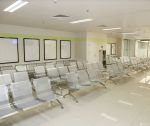 医院室内靠背椅装修效果图片