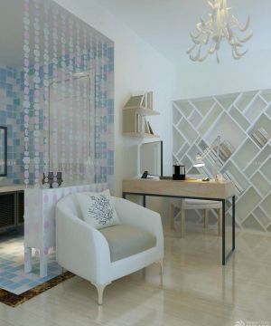 现代70平米房子创意书架设计装修图片