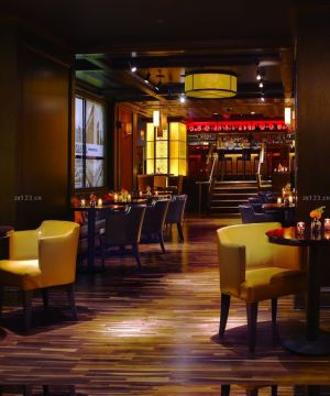 中式古典酒吧壁灯装修效果图片