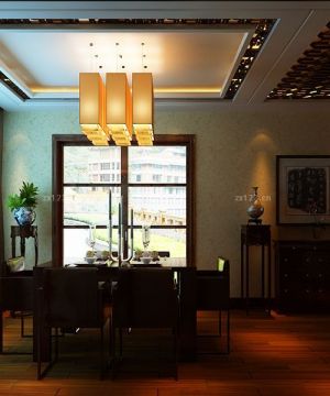 中式风格家装餐厅装修效果图片欣赏