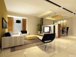 现代欧式80平米两室一厅客厅装修效果图