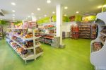 精美小型超市绿色地砖装修效果图片
