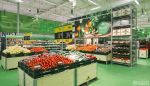 时尚蔬菜超市绿色地砖装修效果图片
