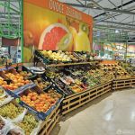 时尚蔬菜超市白色地砖装修效果图片