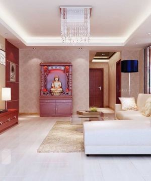 中式80平米家装两室一厅装修效果图
