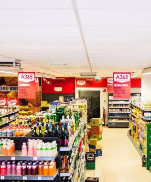 小型超市简单吊顶装修效果图