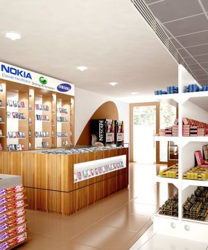 经典现代风格小型超市装修