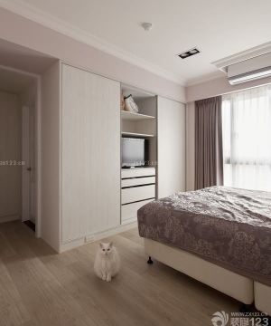 家装现代美式风格卧室装饰效果图