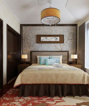 80平米三室一厅小户型卧室地毯装修效果图