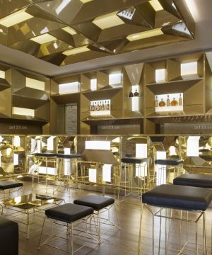 特色现代酒吧灯光设计装修效果图