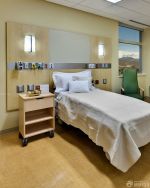 医院病房床头背景墙装修设计效果图图片欣赏