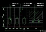 简约时尚公共厕所装修cad平面图