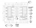 现代时尚公共厕所装修cad平面图