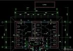 简单公共厕所室内装修cad平面图