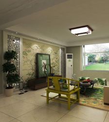 中式室内装修与设计客厅装修效果图