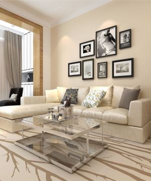 现代风格沙发背景墙装修效果图片欣赏