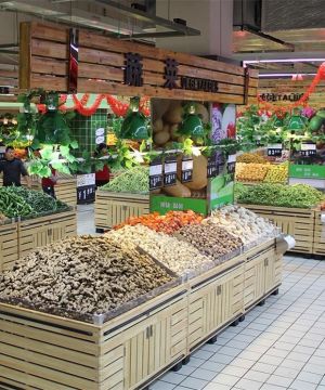 蔬菜超市室内装饰装修效果图片