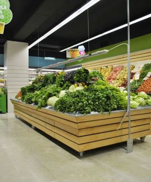 简约蔬菜超市装修效果图