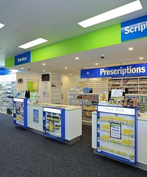 药店超市陈列设计装修图片