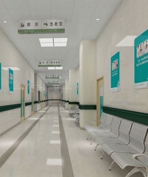 现代医院过道休闲区设计效果图片大全