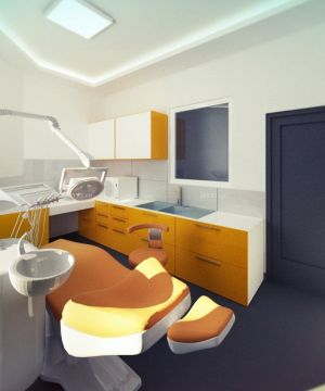 现代口腔医院室内设计装修效果图