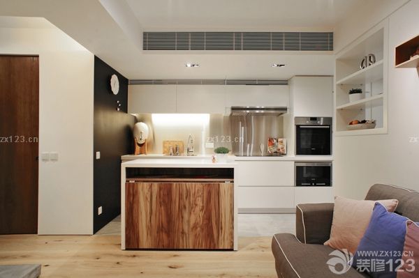 创意小户型开放式厨房图片