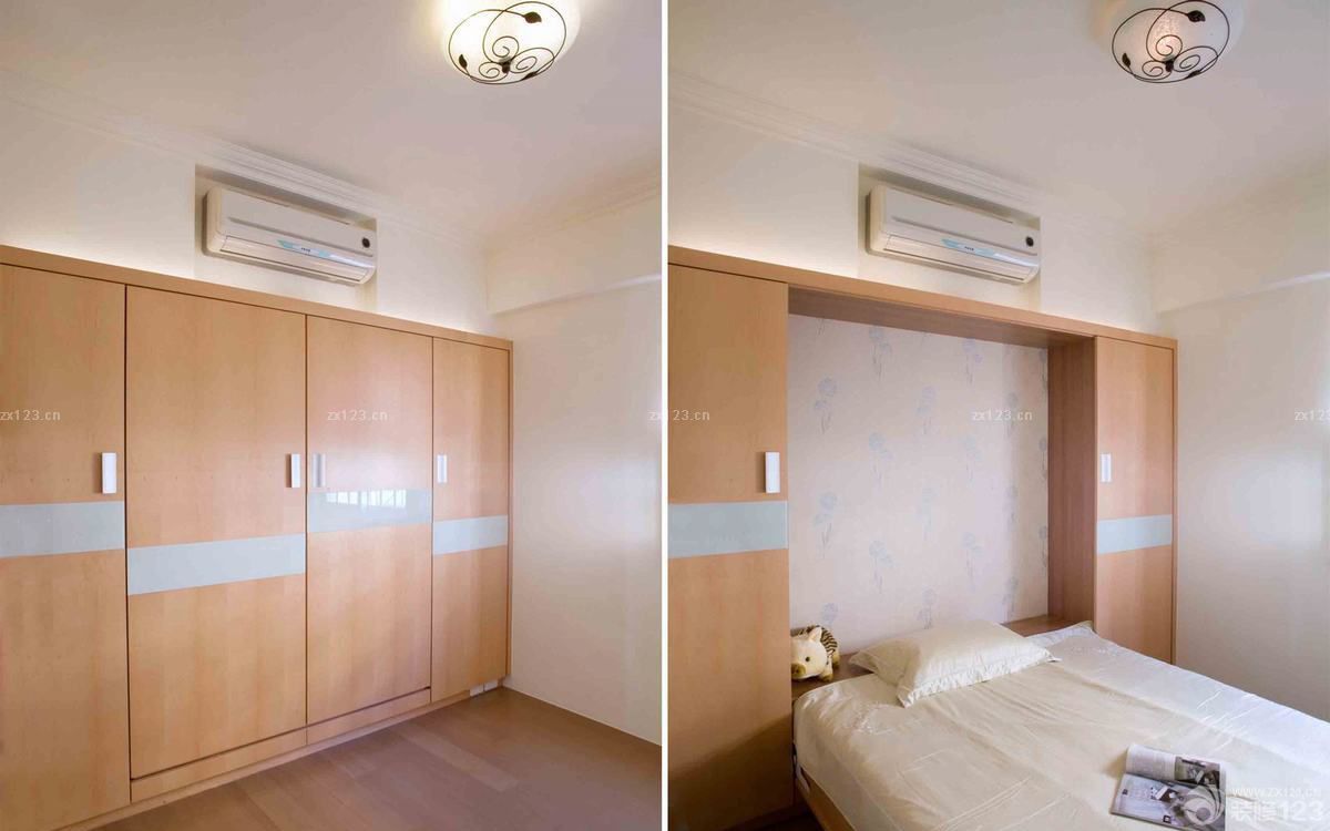 现代风格卧室柜子装修效果图片欣赏