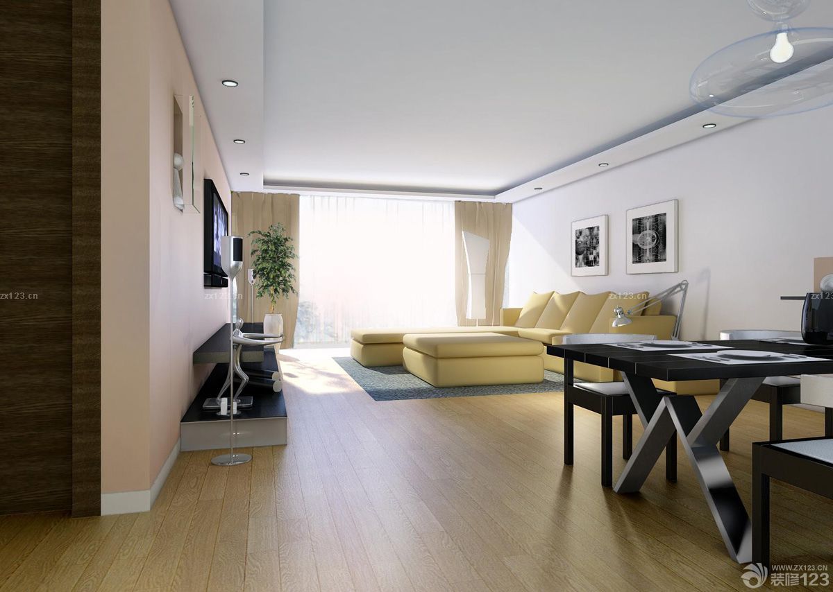 现代简约家装客厅装饰效果图片