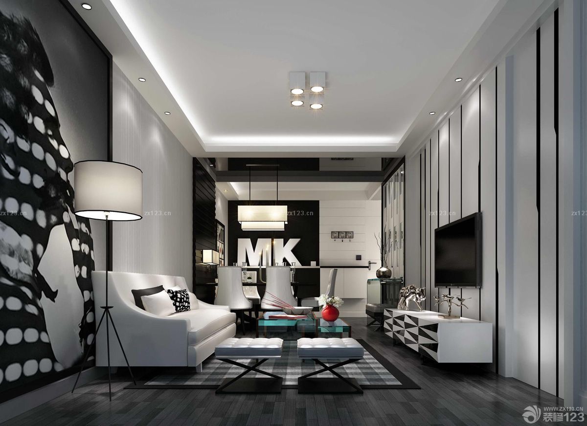 最新客厅电视背景墙装修效果图片