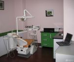 口腔医院室内粉色墙面装修设计效果图
