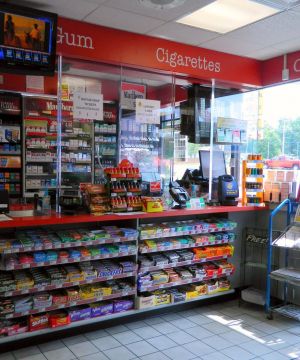 传统小超市收银台装修效果图片