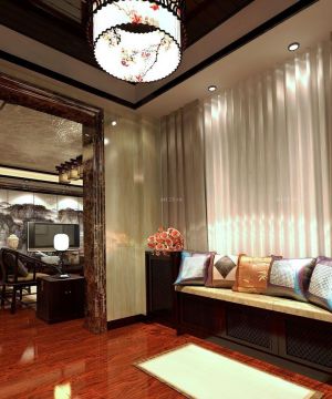 中式家装客厅装饰效果图片