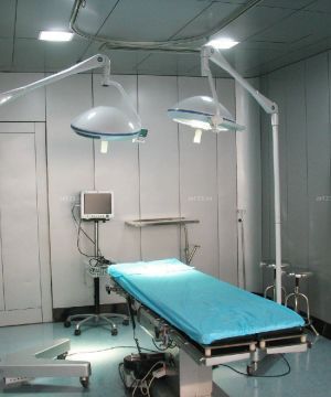 小型现代医院手术室装修效果图片 