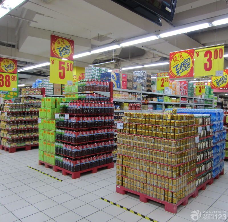 大型商场超市货架陈列设计