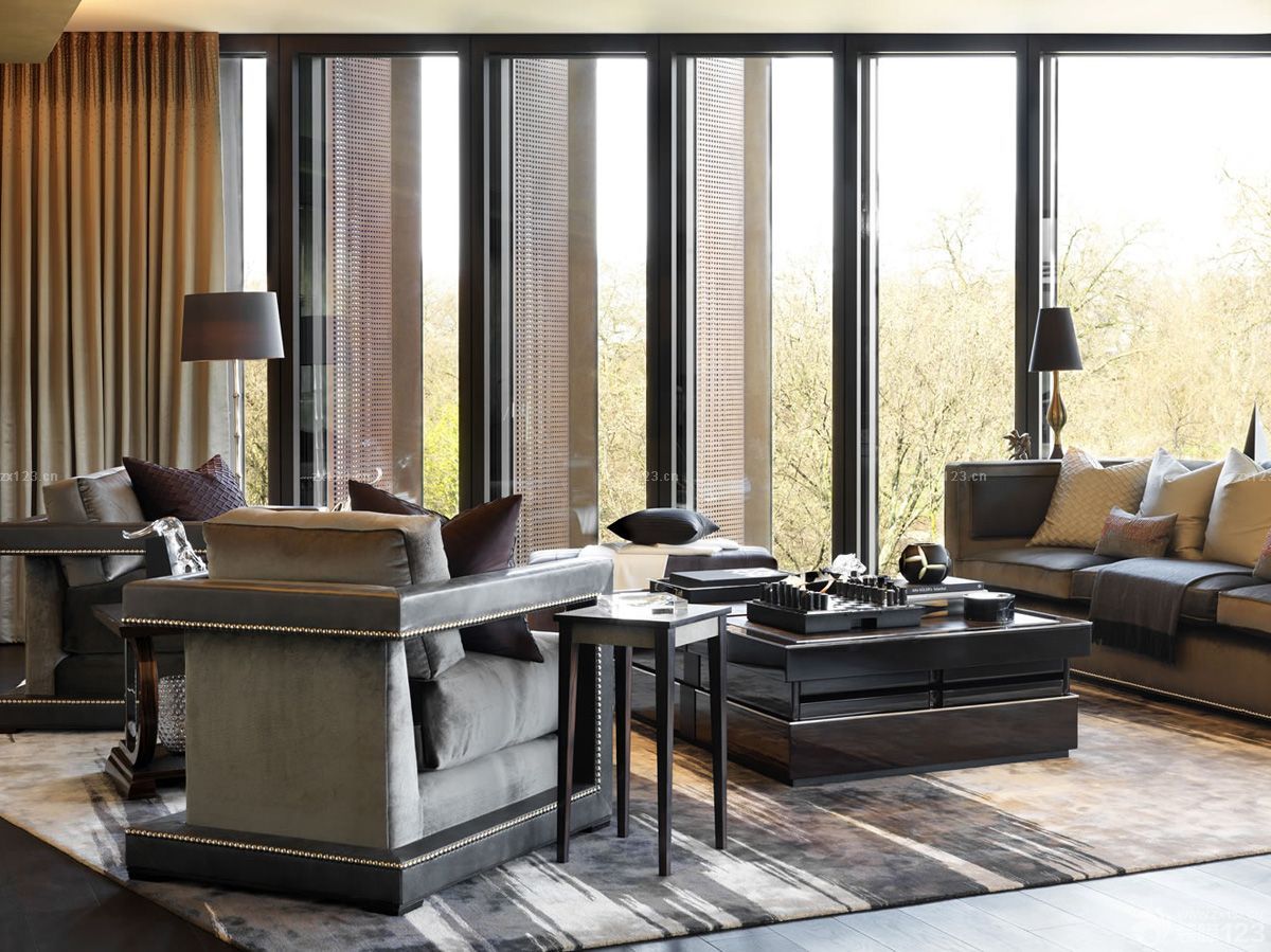 家庭客厅沙发椅子装修效果图片