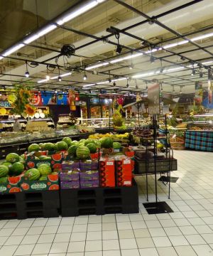 水果超市装修装饰效果图图片