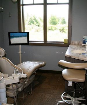 口腔医院小型室内窗户装修效果图片