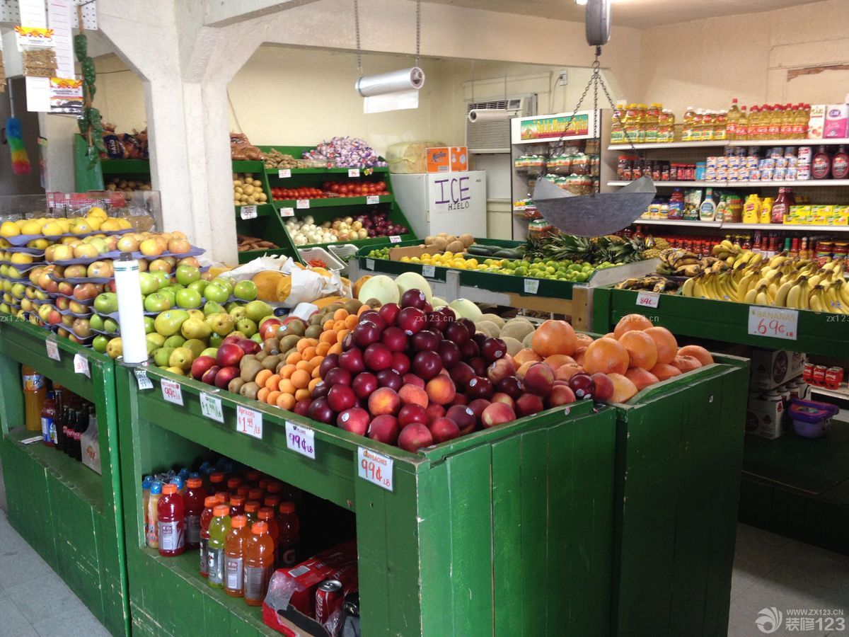 40-50平米水果超市装修效果图