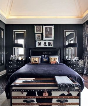 现代古典混搭风格男孩卧室装修效果图