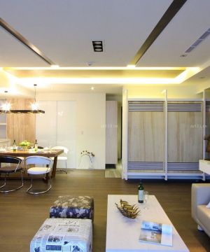 自建房简约客厅装修效果图