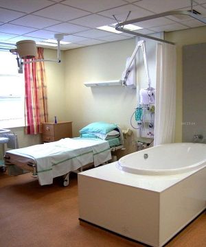 妇产医院病房窗帘设计装修图