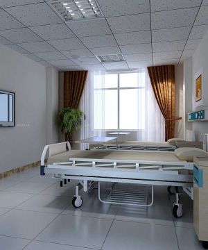 现代医院病房窗帘设计效果图