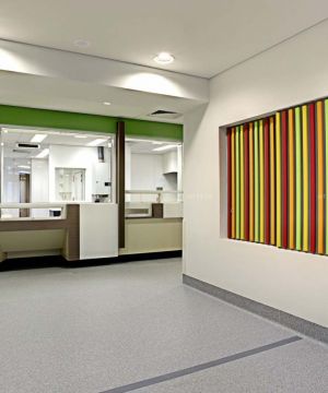 私人医院室内走廊装修效果图片欣赏