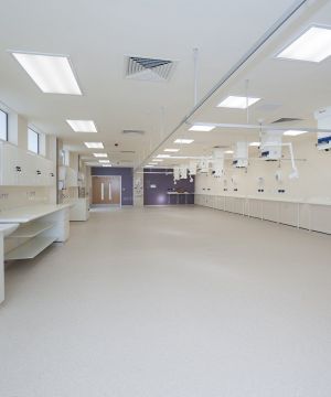 大型医院走廊设计装修效果图片