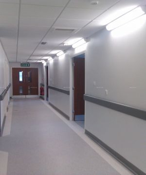 医院走廊吊顶装修效果图图片