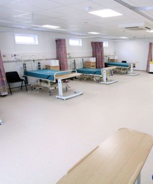 美式医院室内隔断帘装修效果图 