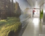最新儿童医院走廊背景墙装修效果图片欣赏 