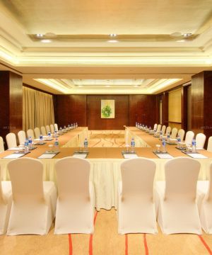 中会议室背景墙装修效果图