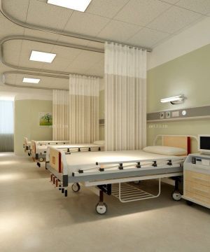 大连安康医院病房吊顶设计装修效果图片