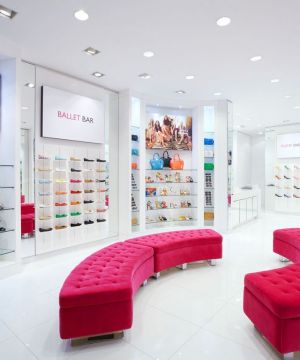 舒适商场专柜装饰沙发凳装修效果图片